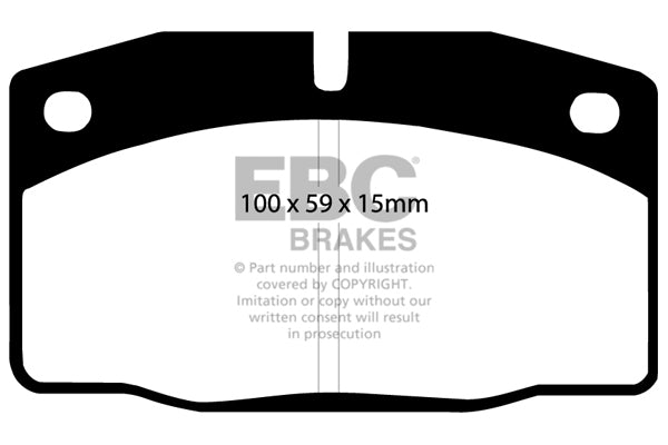 EBC Brakes Ultimax OE Replacement Brake Pad Set – DP325
