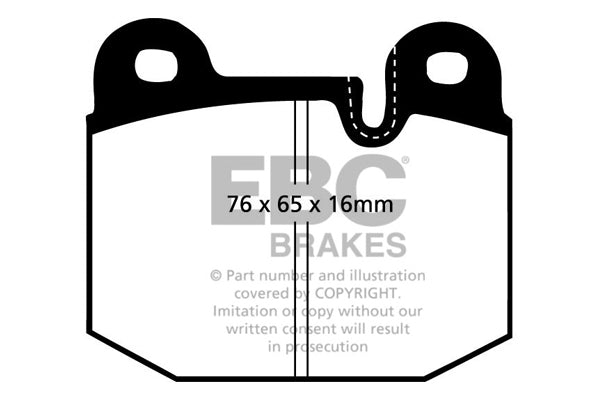 EBC Brakes Ultimax OE Replacement Brake Pad Set – DP341