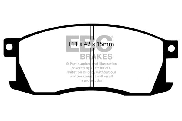 EBC Brakes Ultimax OE Replacement Brake Pad Set – DP344