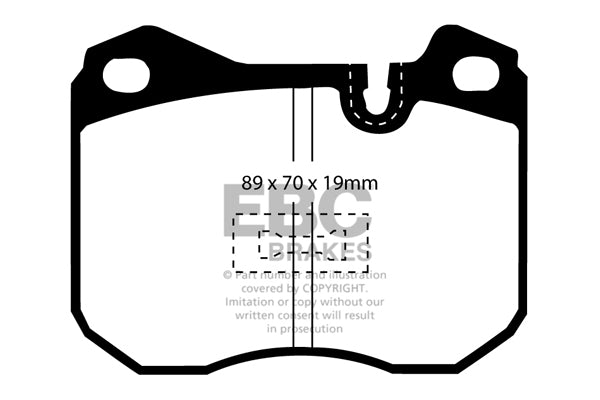 EBC Brakes Bundle – Front 282mm GD Discs with Bluestuff Pads – PD14KF866