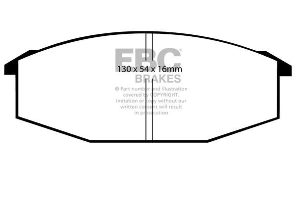 EBC Brakes Ultimax OE Replacement Brake Pad Set – DP352