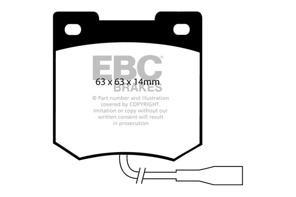 EBC Brakes Ultimax OE Replacement Brake Pad Set – DP353