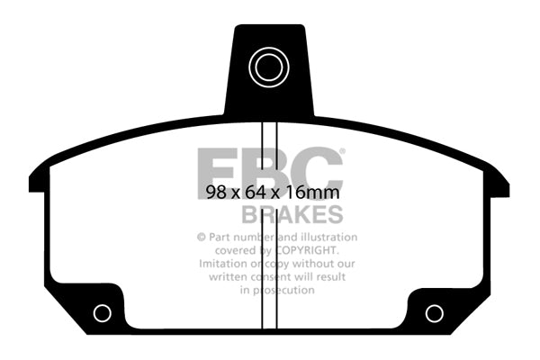 EBC Brakes Ultimax OE Replacement Brake Pad Set – DP354
