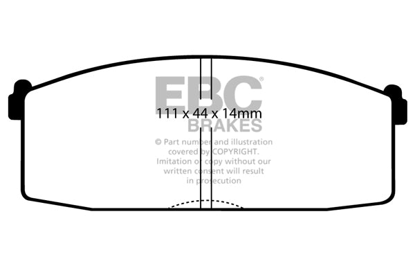 EBC Brakes Ultimax OE Replacement Brake Pad Set – DP365