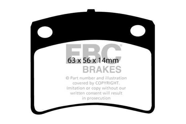 EBC Brakes Ultimax OE Replacement Brake Pad Set – DP367
