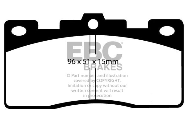 EBC Brakes Ultimax OE Replacement Brake Pad Set – DP376