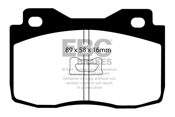 EBC Brakes Ultimax OE Replacement Brake Pad Set – DP378