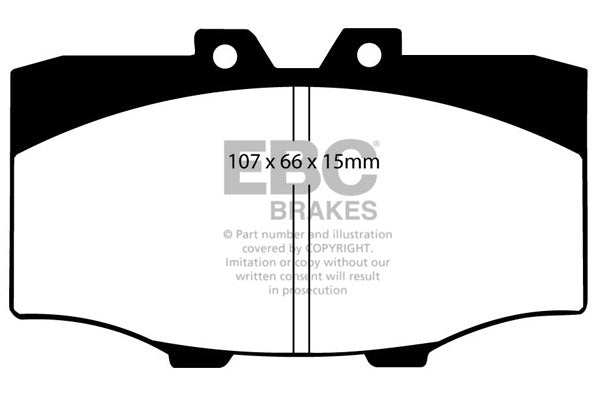 EBC Brakes Ultimax OE Replacement Brake Pad Set DP380 - Performance HQ - United Kingdom