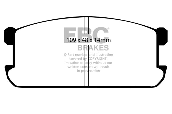 EBC Brakes Ultimax OE Replacement Brake Pad Set – DP383