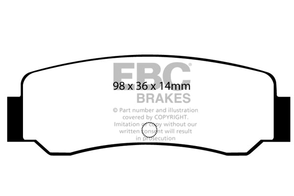 EBC Brakes Ultimax OE Replacement Brake Pad Set – DP392