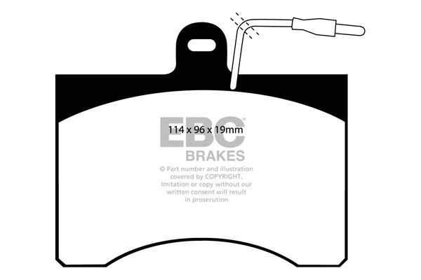 EBC Brakes Ultimax OE Replacement Brake Pad Set – DP395