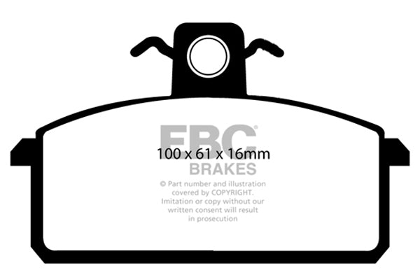 EBC Brakes Ultimax OE Replacement Brake Pad Set – DP410/4