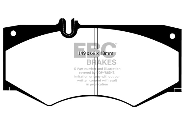 EBC Brakes Yellowstuff 4000 Series Street – DP4413R