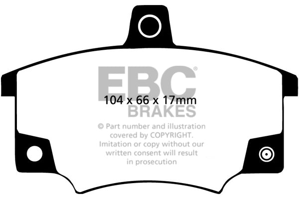 EBC Brakes Ultimax OE Replacement Brake Pad Set – DP420/2