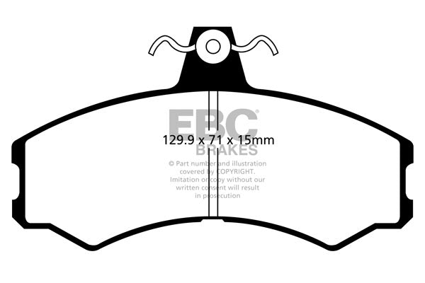 EBC Brakes Ultimax OE Replacement Brake Pad Set – DP920/2