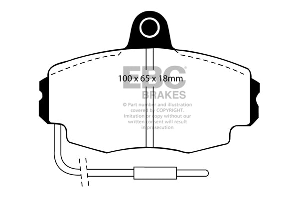 EBC Brakes Ultimax OE Replacement Brake Pad Set – DP426