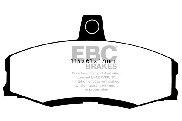 EBC Brakes Ultimax OE Replacement Brake Pad Set – DP438
