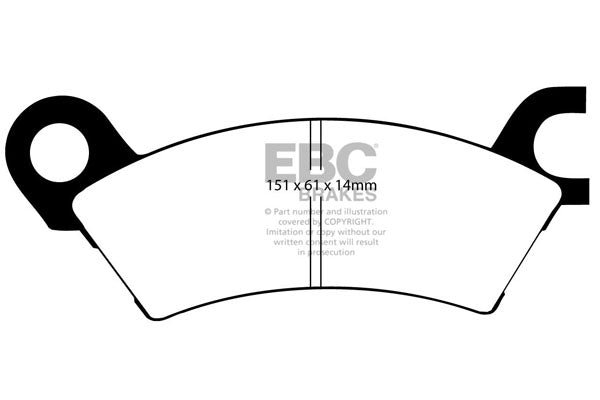 EBC Brakes Ultimax OE Replacement Brake Pad Set – DP441