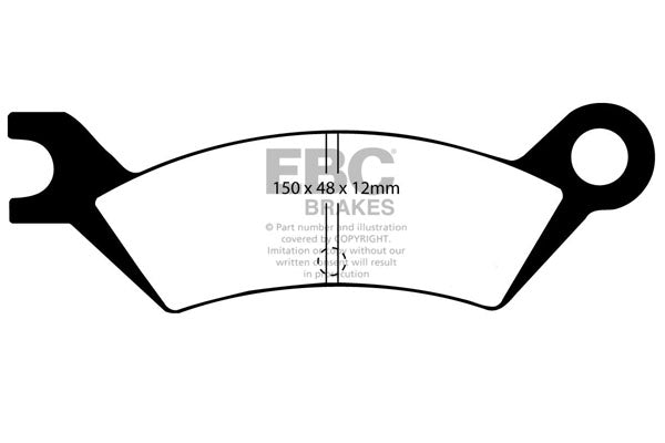 EBC Brakes Ultimax OE Replacement Brake Pad Set – DP442