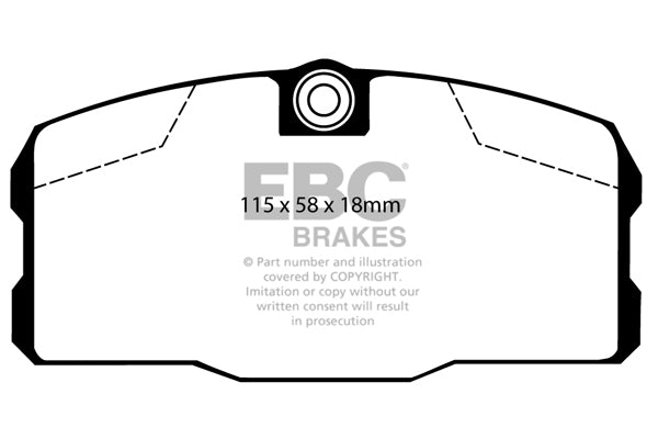 EBC Brakes Ultimax OE Replacement Brake Pad Set – DP443