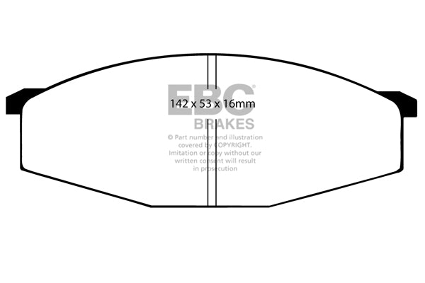 EBC Brakes Ultimax OE Replacement Brake Pad Set – DP445