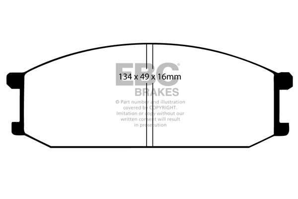 EBC Brakes Ultimax OE Replacement Brake Pad Set – DP446