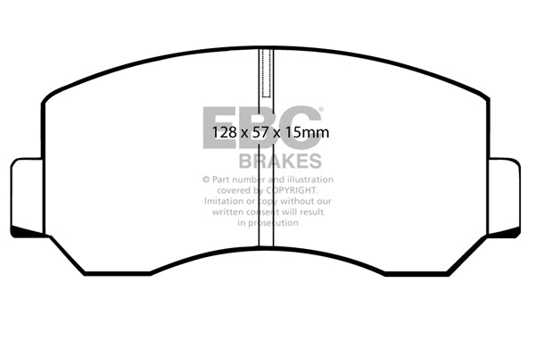 EBC Brakes Ultimax OE Replacement Brake Pad Set – DP451