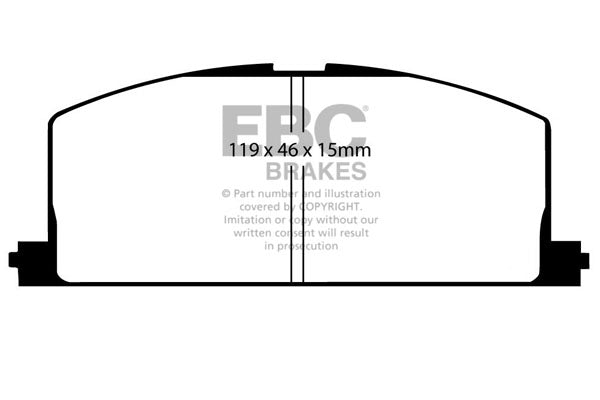 EBC Brakes Ultimax OE Replacement Brake Pad Set – DP453