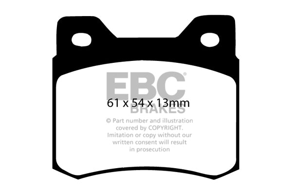 EBC Brakes Ultimax OE Replacement Brake Pad Set – DP464