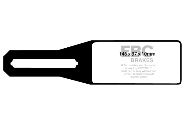 EBC Brakes Ultimax OE Replacement Brake Pad Set – DP465