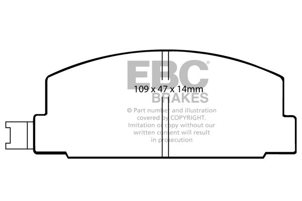 EBC Brakes Ultimax OE Replacement Brake Pad Set – DP469
