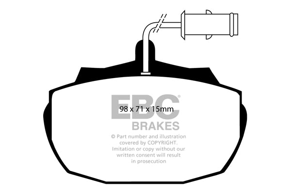 EBC Brakes Ultimax OE Replacement Brake Pad Set – DP471