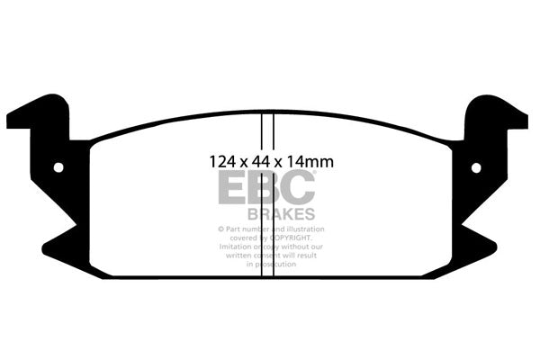 EBC Brakes Ultimax OE Replacement Brake Pad Set – DP475