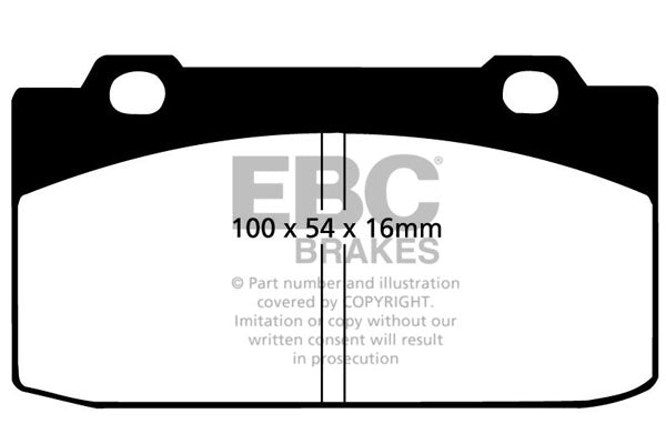 EBC Brakes Ultimax OE Replacement Brake Pad Set – DP506