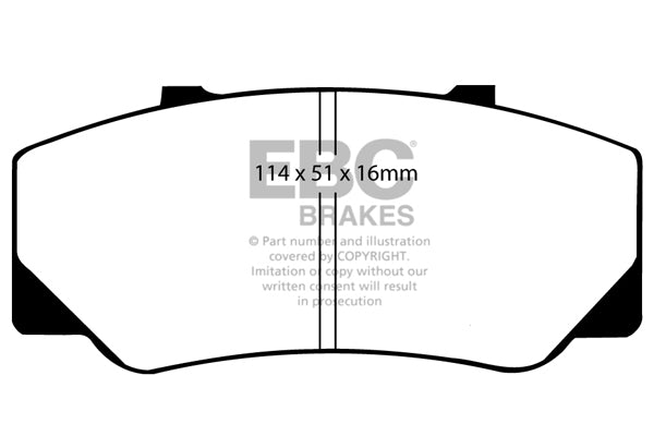 EBC Brakes Ultimax OE Replacement Brake Pad Set – DP511