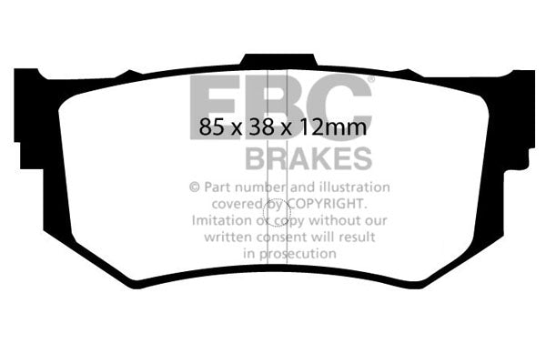 EBC Brakes Ultimax OE Replacement Brake Pad Set – DP514