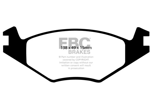 EBC Brakes Bundle – Front 256mm GD Discs with Bluestuff Pads – PD14KF945