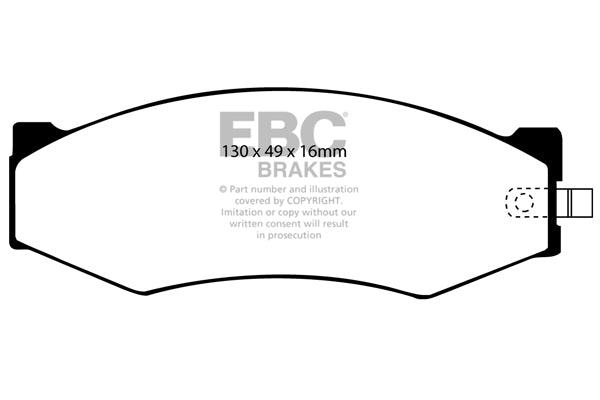 EBC Brakes Ultimax OE Replacement Brake Pad Set – DP527