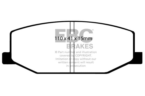 EBC Brakes Ultimax OE Replacement Brake Pad Set – DP534