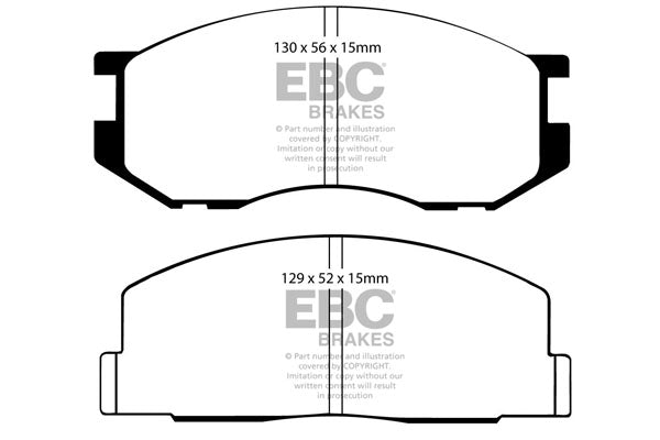 EBC Brakes Ultimax OE Replacement Brake Pad Set – DP536