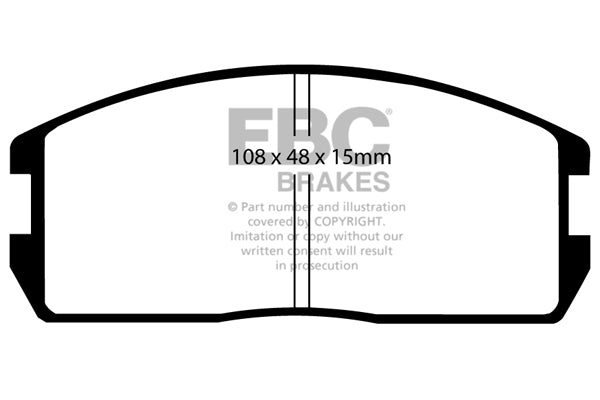 EBC Brakes Ultimax OE Replacement Brake Pad Set – DP537