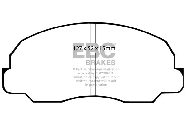 EBC Brakes Ultimax OE Replacement Brake Pad Set – DP541