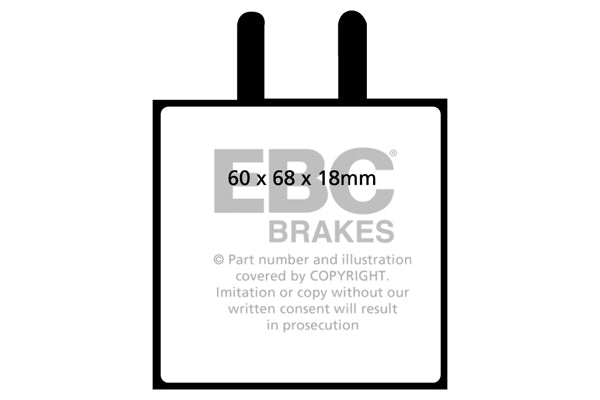 EBC Brakes Yellowstuff 4000 Series Street – DP4543R