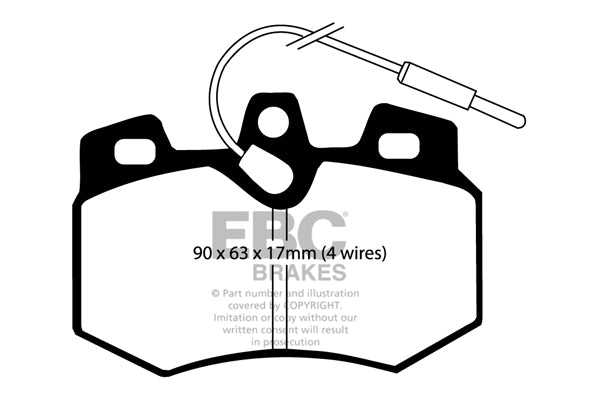 EBC Brakes Ultimax OE Replacement Brake Pad Set – DP575