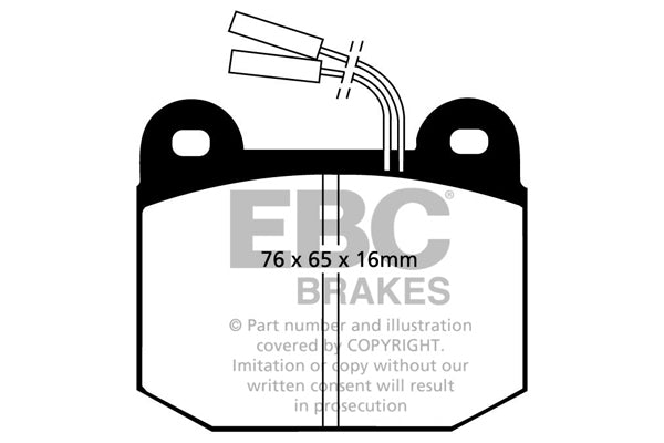 EBC Brakes Bluestuff NDX Trackday Brake Pad Set – DP578