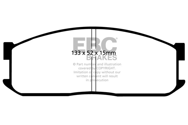 EBC Brakes Ultimax OE Replacement Brake Pad Set – DP599