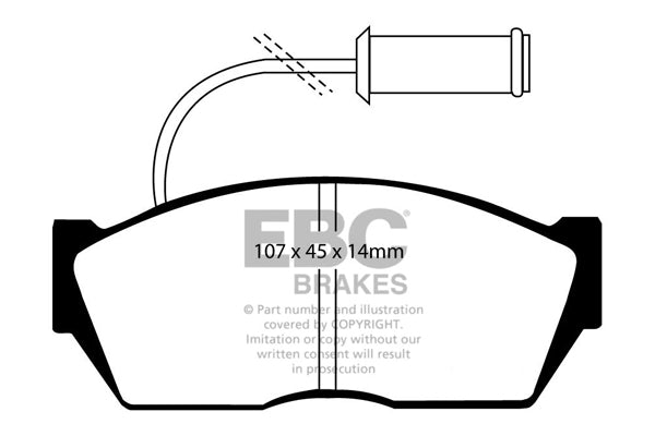EBC Brakes Ultimax OE Replacement Brake Pad Set – DP606