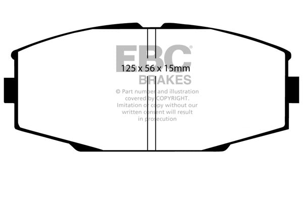 EBC Brakes Yellowstuff 4000 Series Street – DP4608/2R
