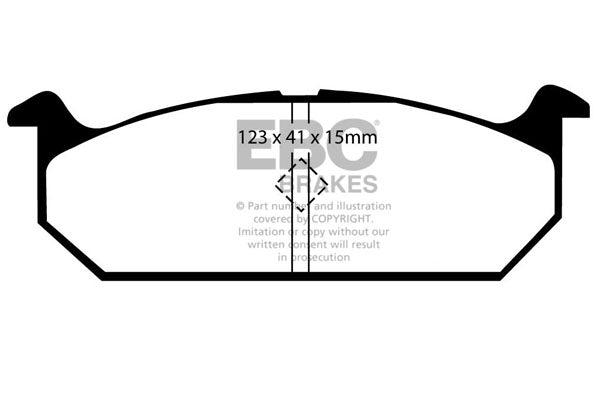 EBC Brakes Ultimax OE Replacement Brake Pad Set – DP613