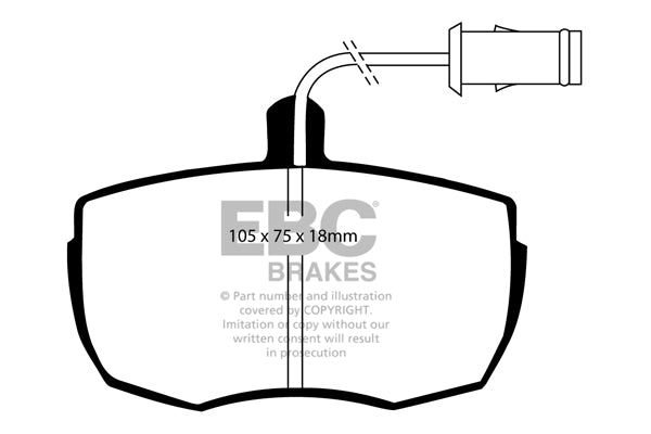EBC Brakes Ultimax OE Replacement Brake Pad Set – DP622